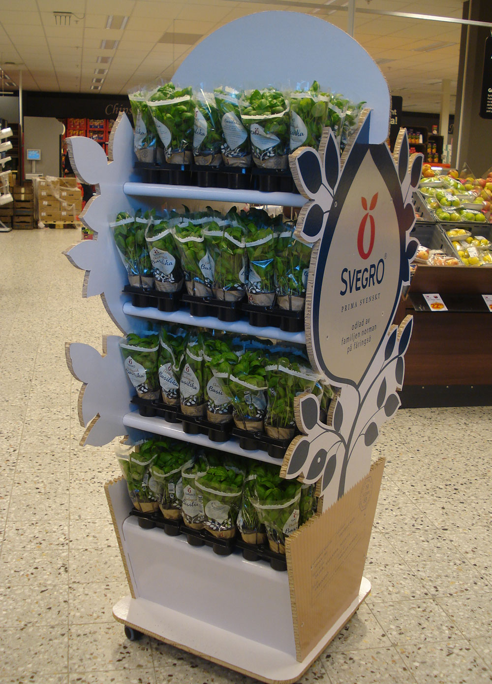 Display exhibición 2 caras