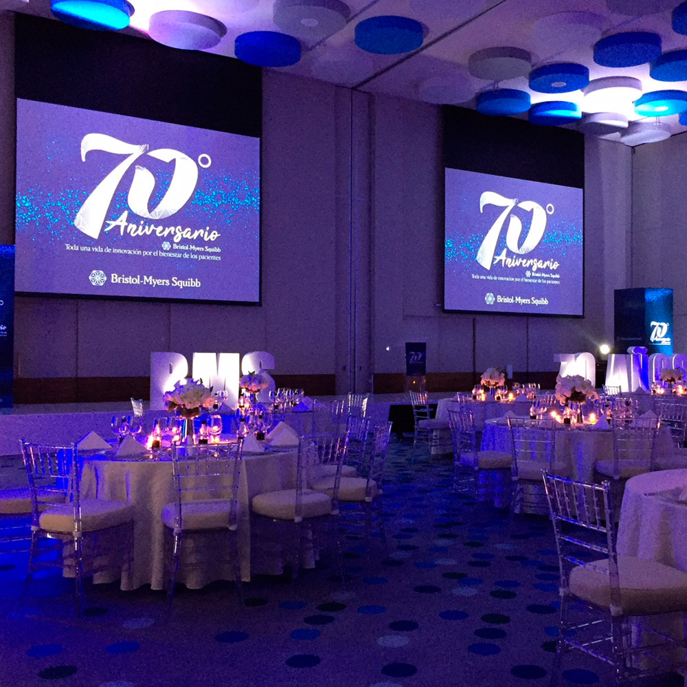 Decoración salones lanzamientos